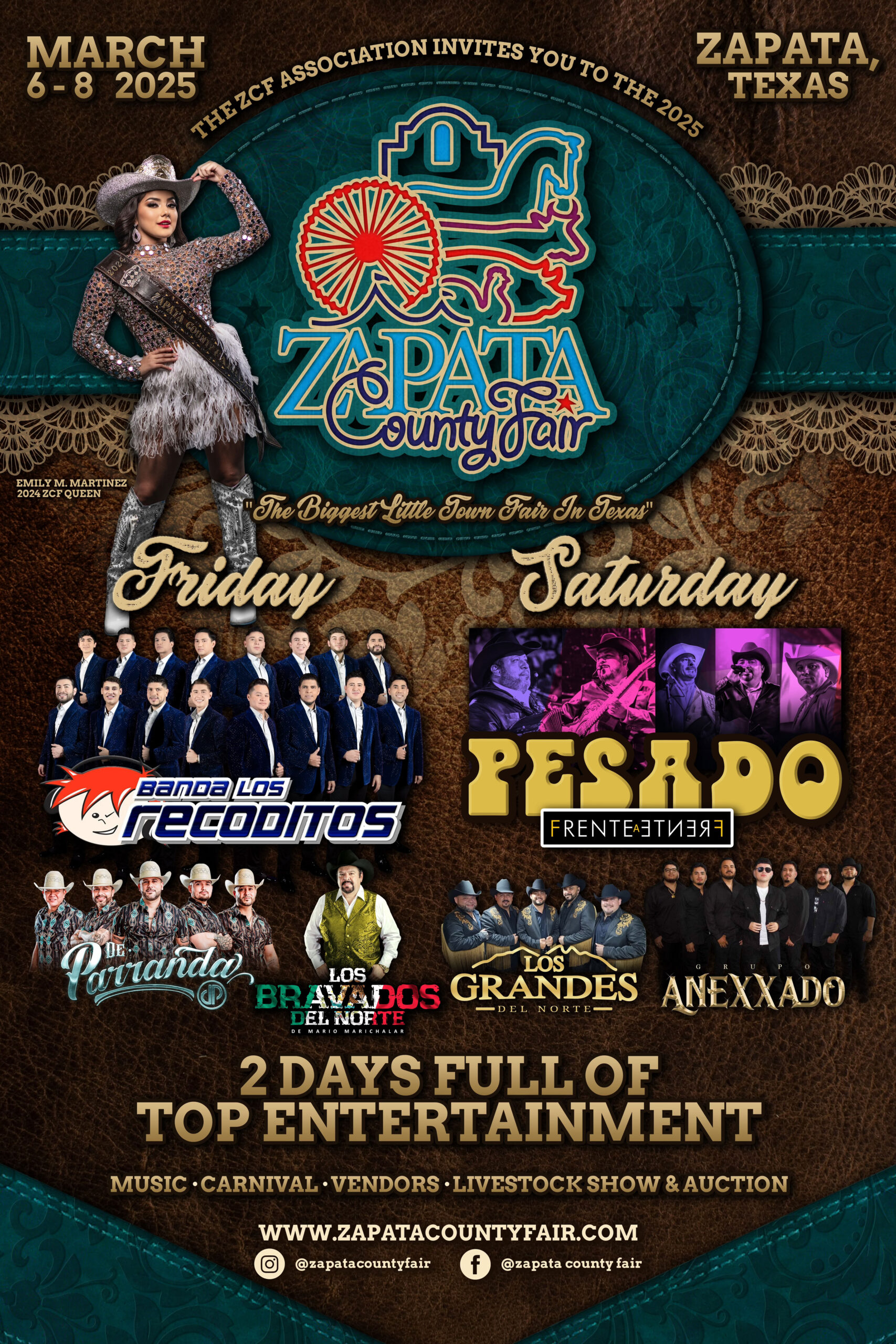 zapata county fair happening march 6th thru the 8th 2025 in zapata texas