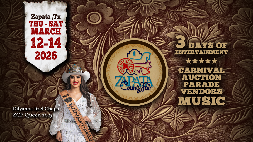 zapata county fair happening march 12th thru the 14th 2026 in zapata texas